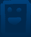 Um.. That smiley guy from ASCII Robowarz 3d. Please refrain from starring at it for more than 5 seconds.